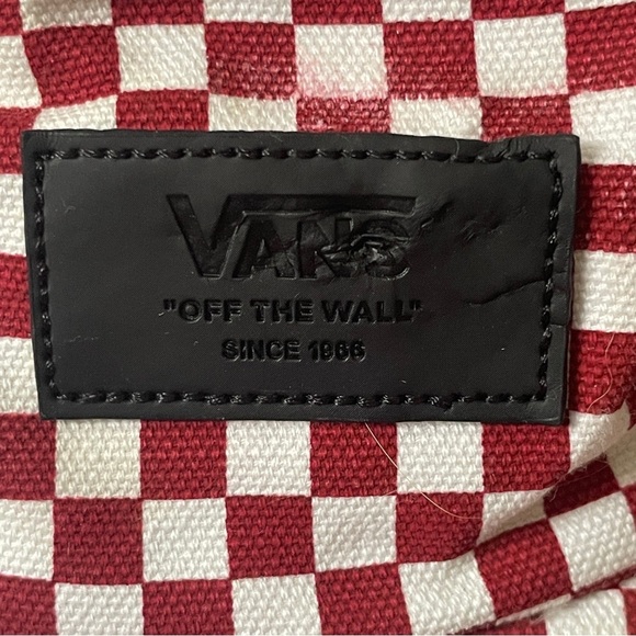 Maroon Checkered Vans 5 Panel "Camper" Hat - Picture 4 of 4